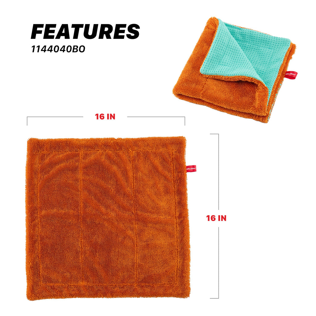 1000GSM Twisted Loop & Waffle Weave Colorful Cleaning Towel
