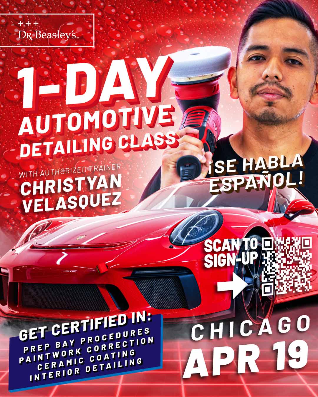1-Day Auto Detailing Class at Dr. Beasley’s (April 19 2025)