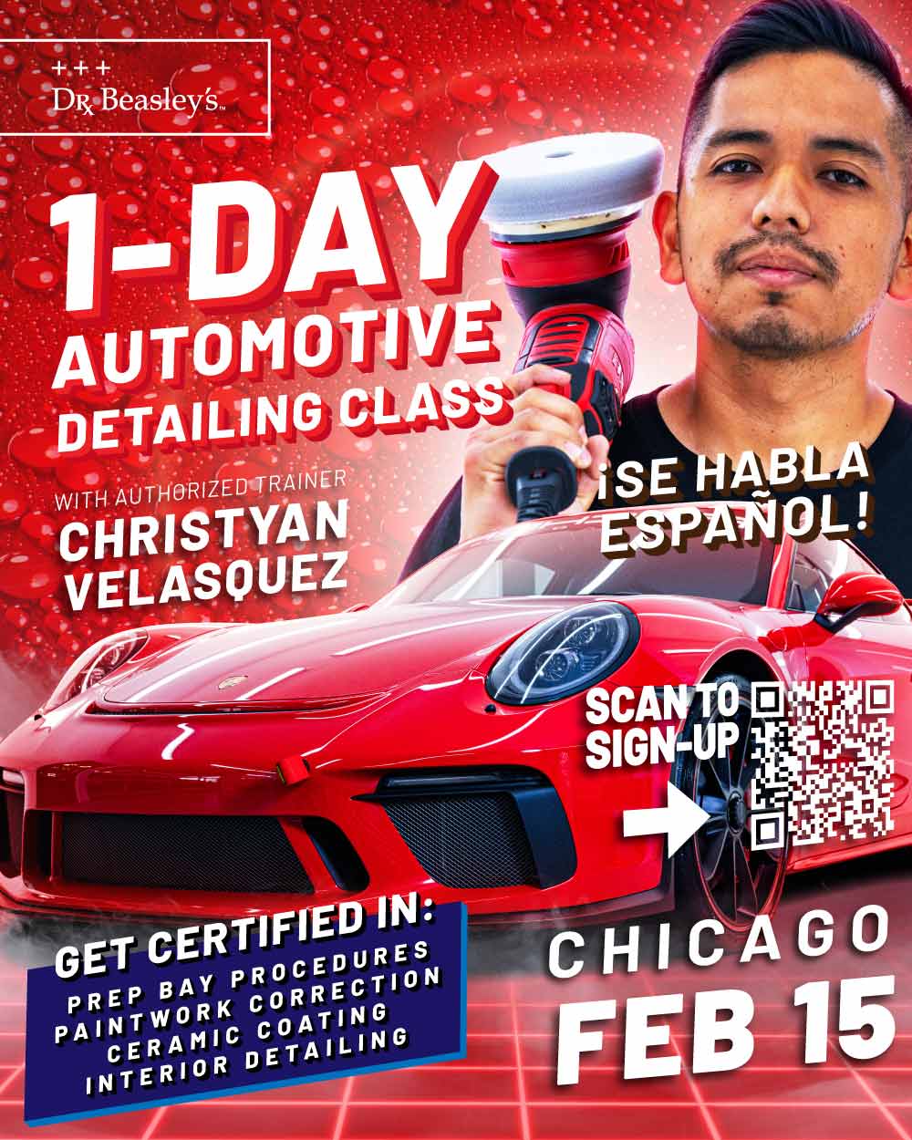 1-Day Auto Detailing Class at Dr. Beasley’s (February 15 2025)