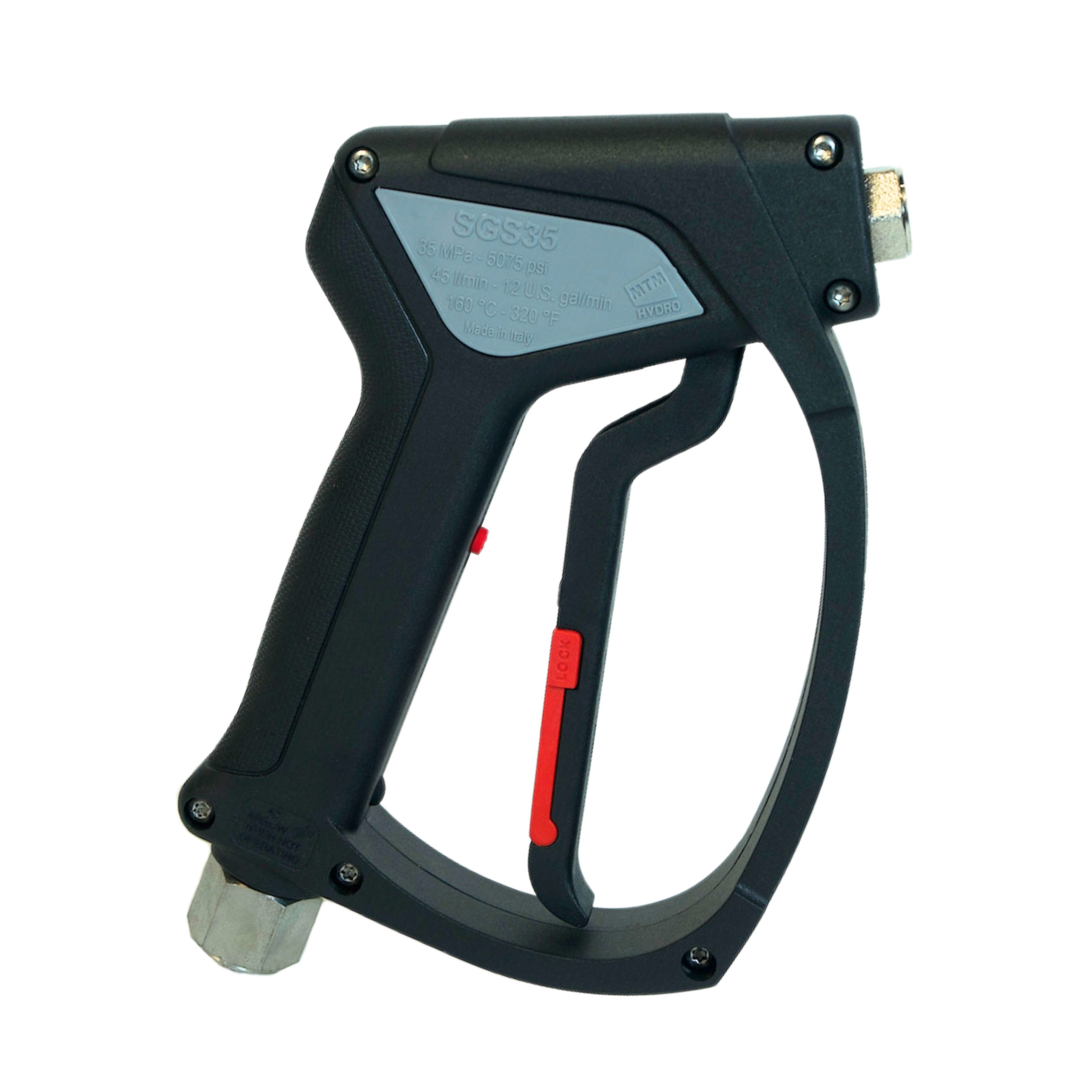 MTM Hydro SGS35 Spray Gun, 5000 PSI, 12 GPM, with Swivel