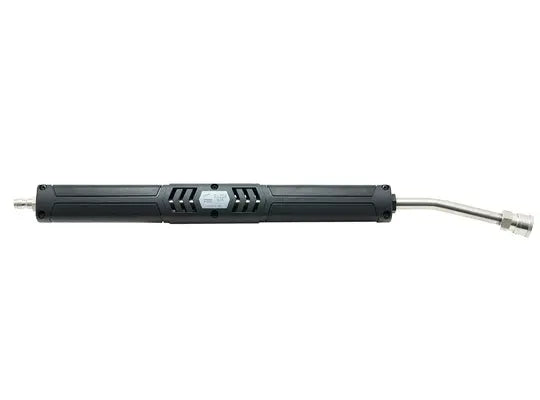 BLACK VENTED SS LANCE EXF 1/4 M NPT 20" BENT W/ QC