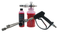 HydroJet Clear Foam Cannon, Hi/Low Switch Valve Toro Twin Lances, SS QC's, and Soap