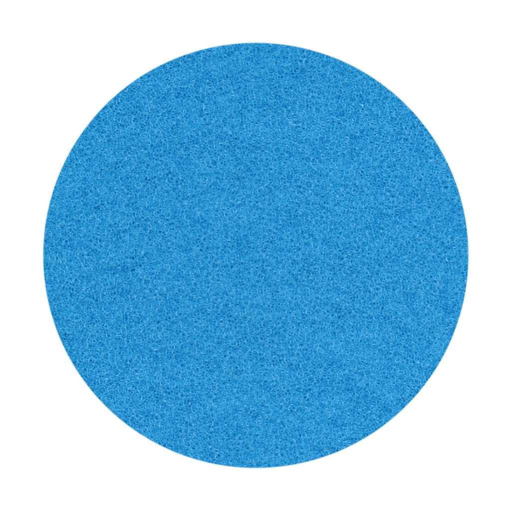 154CR - 1" Blue Coarse URO TEC® Foam Pad - Heavy Cut