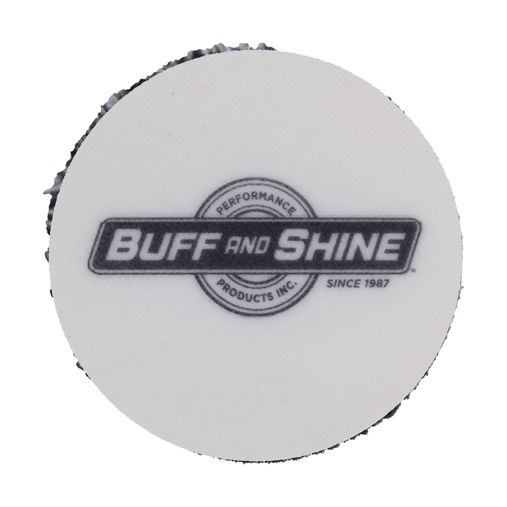 192MFP - 1" URO Fiber® Microfiber Pad (Black/White Fibers) White Foam Interface - Cutting