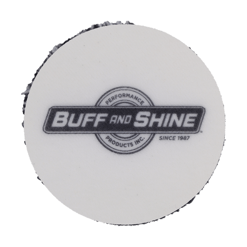 192MFP - 1" URO Fiber® Microfiber Pad (Black/White Fibers) White Foam Interface - Cutting