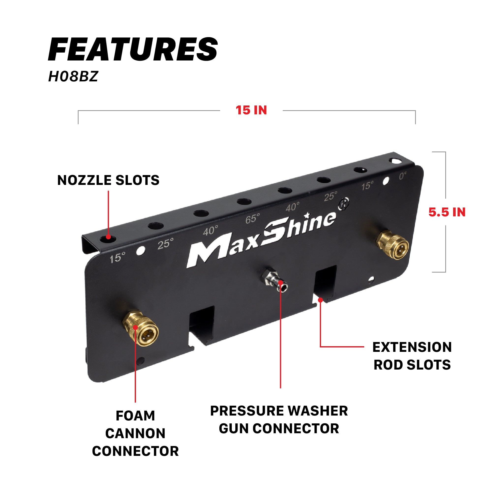 Foam Cannon Wall Mount