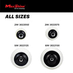 Firm Foam Rotary Polisher Backing Plates - 2in, 3in, 5in, 6in