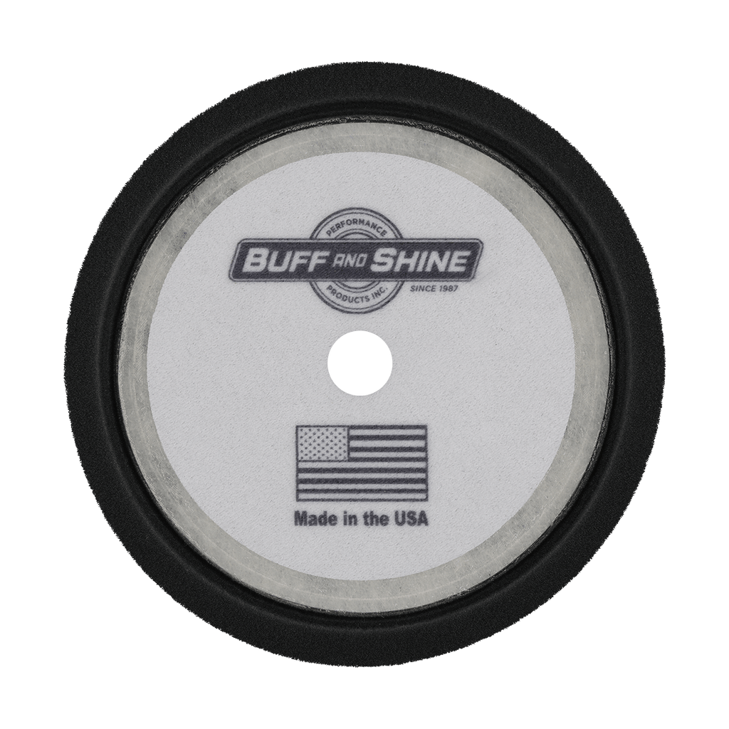 2000G - 8" Black Standard Foam Pad - Final Finishing
