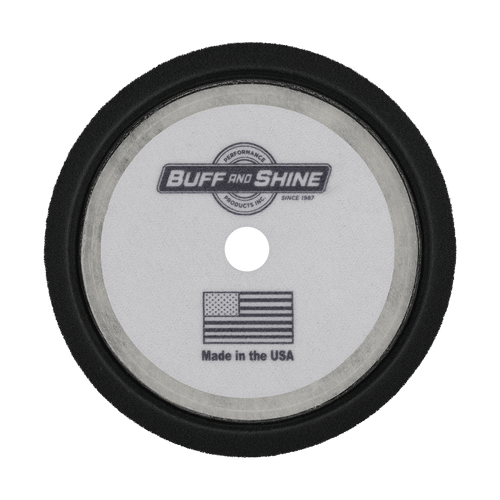 2000G - 8" Black Standard Foam Pad - Final Finishing