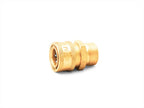 COUPLER BRASS 3/8 QC X M22 M