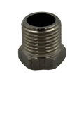 STAINLESS STEEL HEX BUSHING 1/2" MPT X 3/8" FPT
