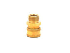COUPLER BRASS 3/8 QC X M22 M PLUG (15MM)