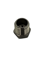 STAINLESS STEEL HEX BUSHING 1/2" MPT X 1/4" FPT