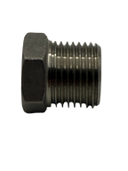 STAINLESS STEEL HEX BUSHING 1/2" MPT X 3/8" FPT