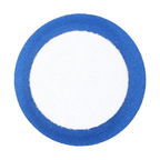 256CR - 2" Blueberry URO TEC® Foam Pad - Heavy Polishing