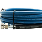 3/8" Kobrajet Smooth Blue Hose, 4300 PSI, 50 FT, Non-Marked, Stainless Steel Couplers.