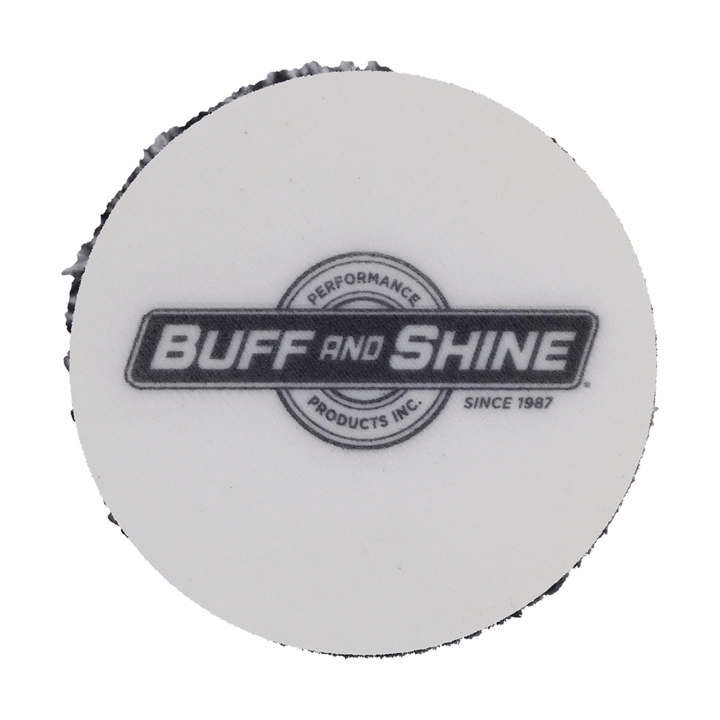 292MFP - 2" URO Fiber® Microfiber Pad (Black/White Fibers) White Foam Interface - Cutting