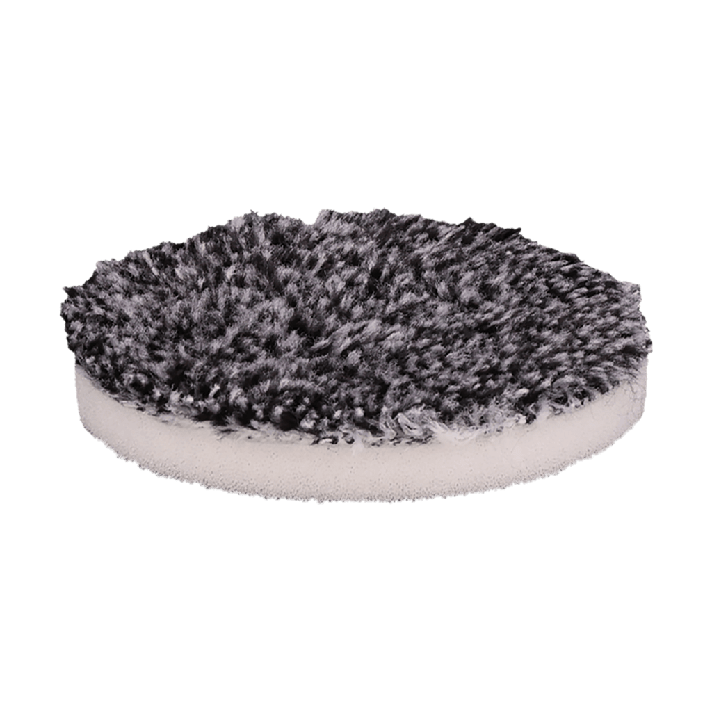 292MFP - 2" URO Fiber® Microfiber Pad (Black/White Fibers) White Foam Interface - Cutting