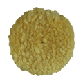 301GY - 3" Yellow Wool Blend (4 Ply Twist) Grip Wool Pad - Polishing