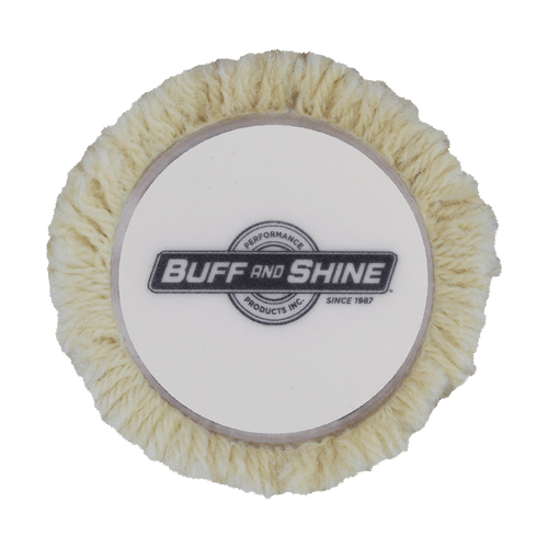 301G - 3" 100% Natural Wool (4 Ply Twist) Grip Wool Pad - Cutting