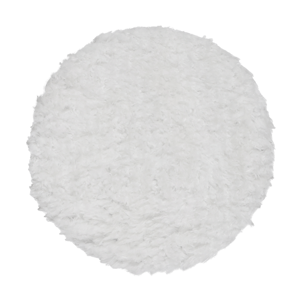 312MFP - 3" URO Fiber® Microfiber Pad (White Fibers) Light Blue Foam Interface (Edge Bevel) - Cutting
