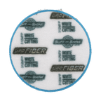 312MFP - 3" URO Fiber® Microfiber Pad (White Fibers) Light Blue Foam Interface (Edge Bevel) - Cutting