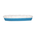 312MFP - 3" URO Fiber® Microfiber Pad (White Fibers) Light Blue Foam Interface (Edge Bevel) - Cutting