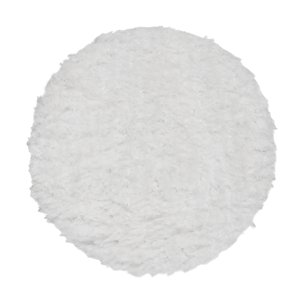 322MFP - 3" URO Fiber® Microfiber Pad (White Fibers) Dark Yellow Foam Interface (Edge Bevel) - Polishing