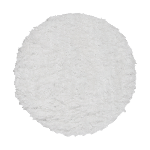 322MFP - 3" URO Fiber® Microfiber Pad (White Fibers) Dark Yellow Foam Interface (Edge Bevel) - Polishing