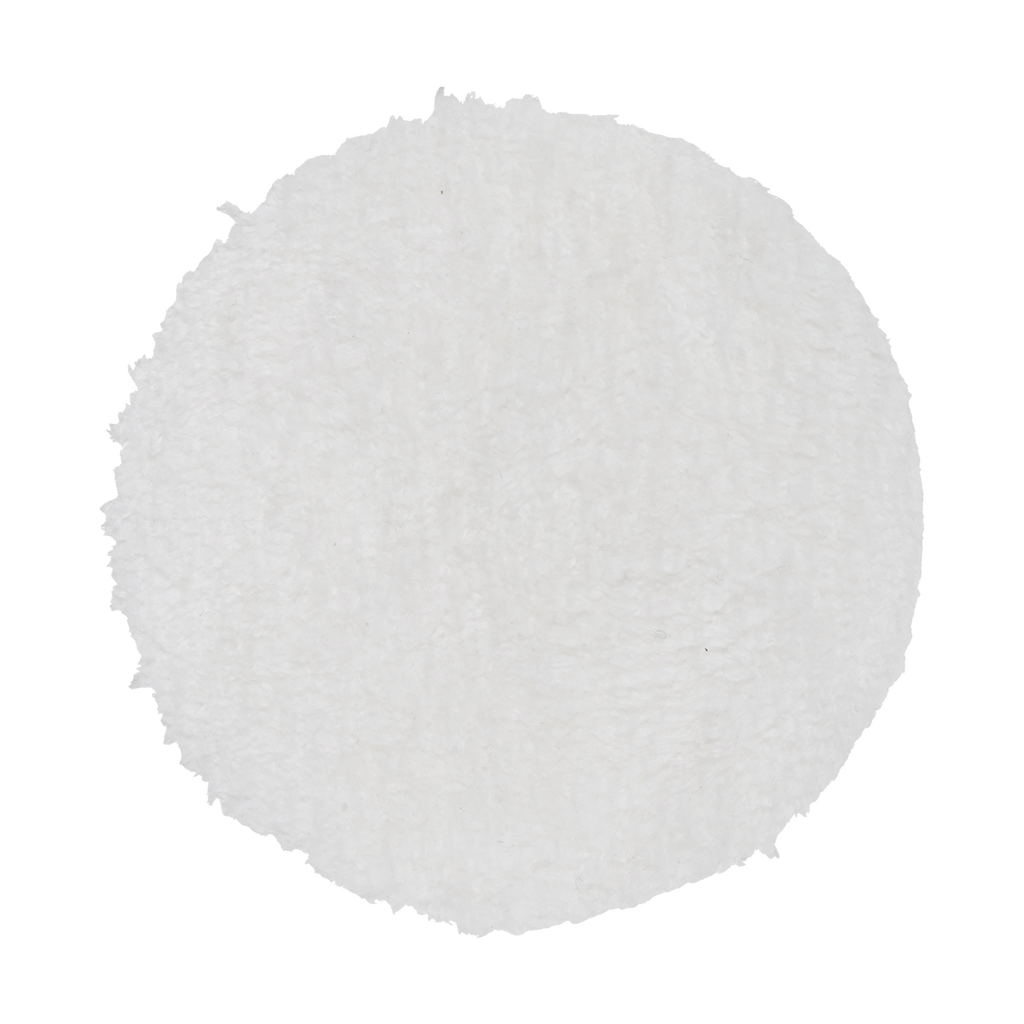 332MFP - 3" URO Fiber® Microfiber Pad (White Fibers) White Foam Interface (Edge Bevel) - Final Finishing