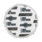 332MFP - 3" URO Fiber® Microfiber Pad (White Fibers) White Foam Interface (Edge Bevel) - Final Finishing