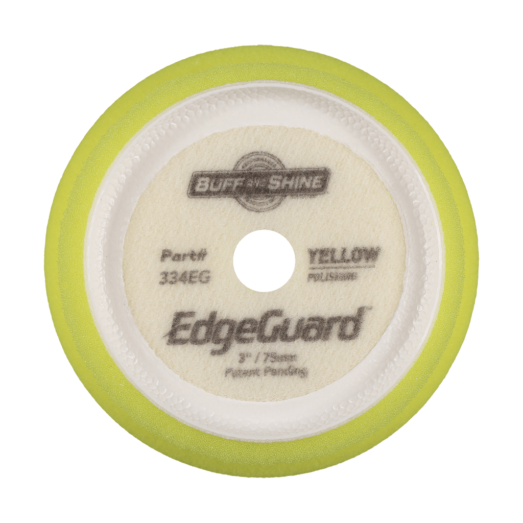 334EG - 3" Yellow EdgeGuard™ Foam Pad - Polishing