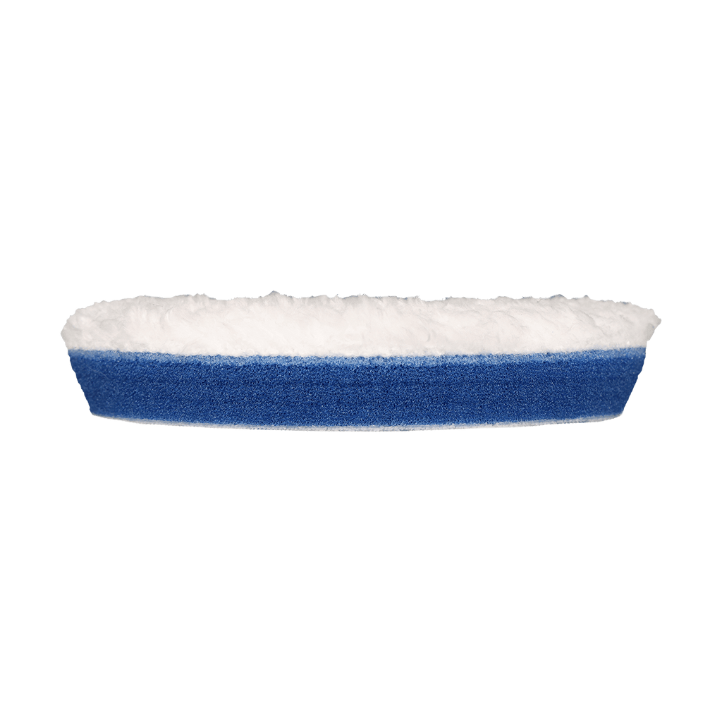 342MFP - 3" URO Fiber® Microfiber Pad (White Fibers) Blueberry Foam Interface (Edge Bevel) - Cutting