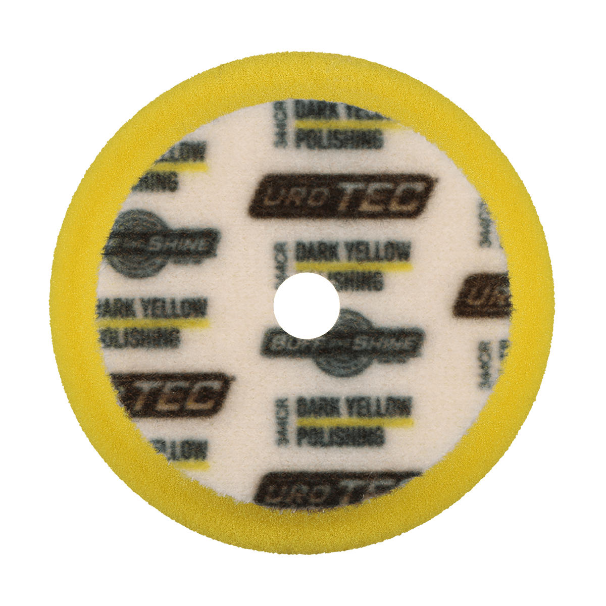 344CR - 3" Dark Yellow URO TEC® Foam Pad - Polishing