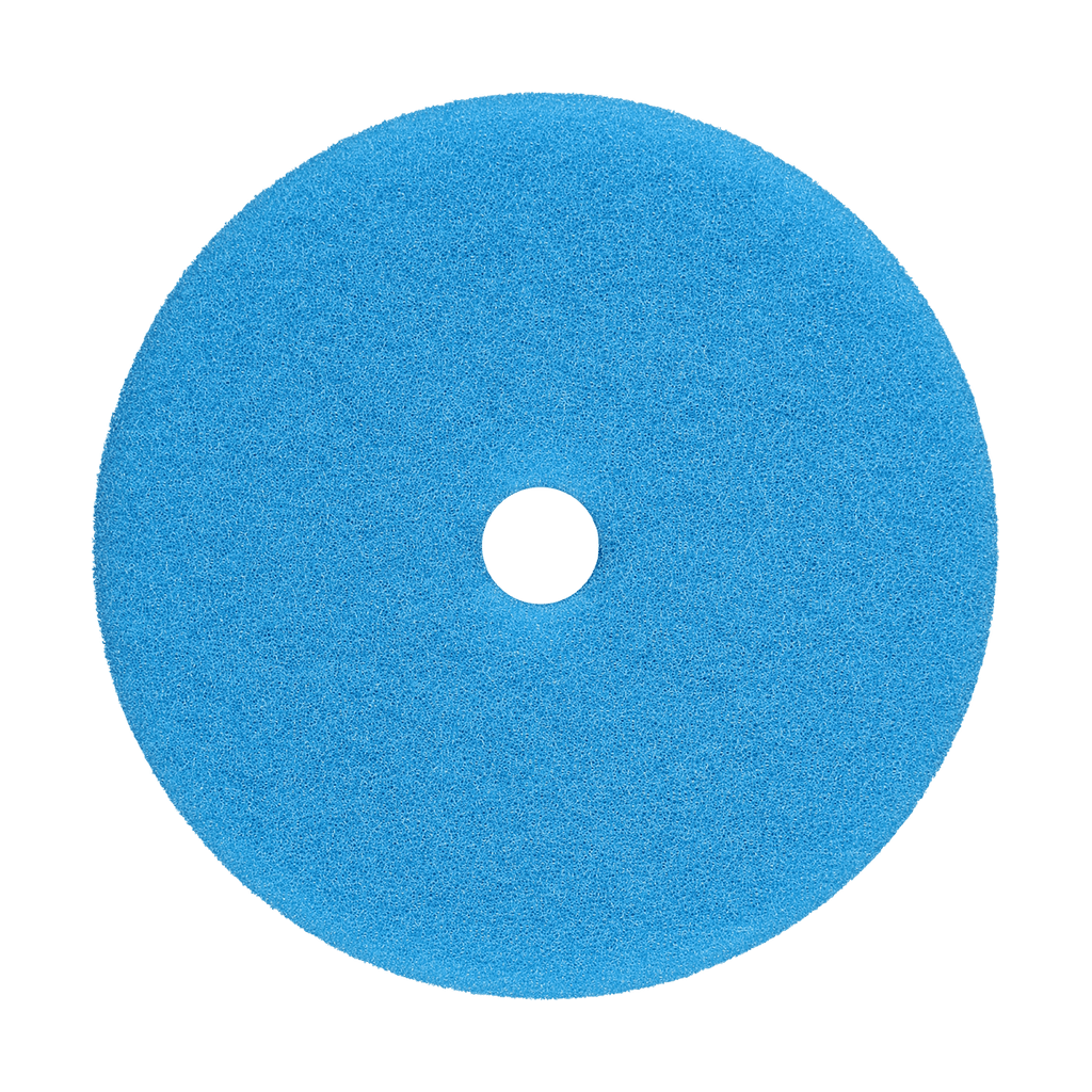 354EG - 3" Blue Coarse EdgeGuard™ Foam Pad - Heavy Cut