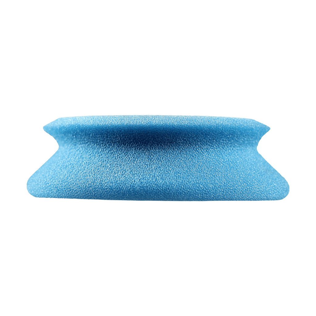 354EG - 3" Blue Coarse EdgeGuard™ Foam Pad - Heavy Cut