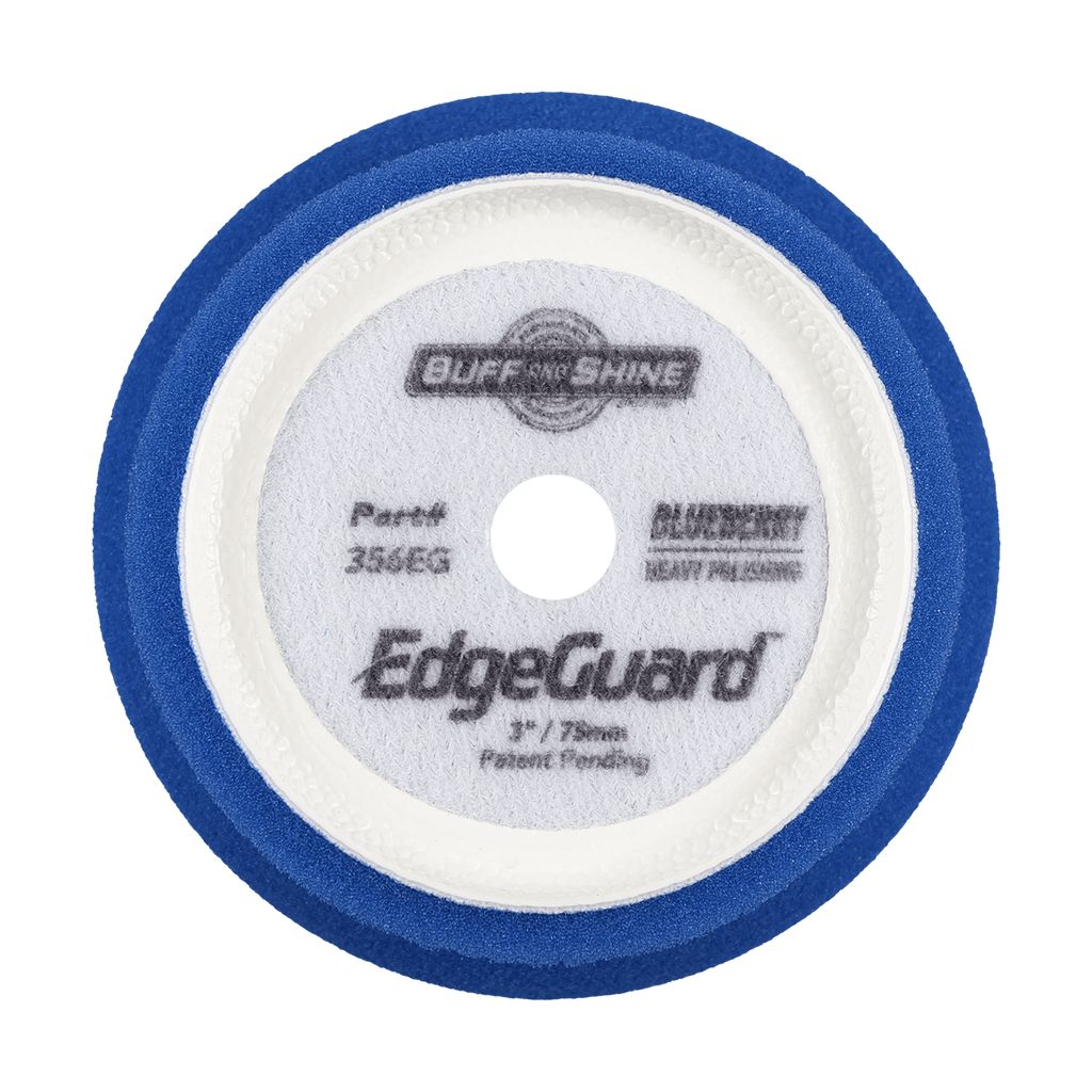 356EG - 3" Blueberry EdgeGuard™ Foam Pad - Heavy Polishing
