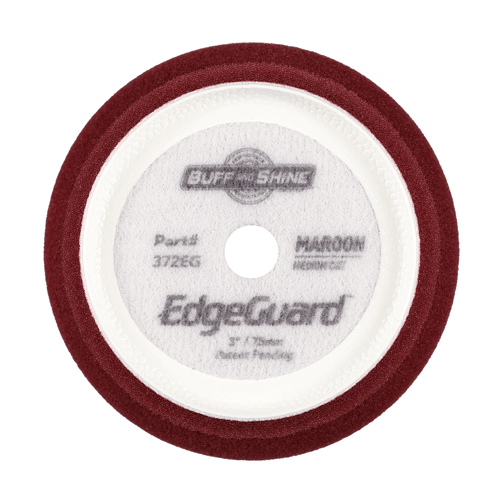 372EG - 3" Maroon EdgeGuard™ Foam Pad - Medium Cut