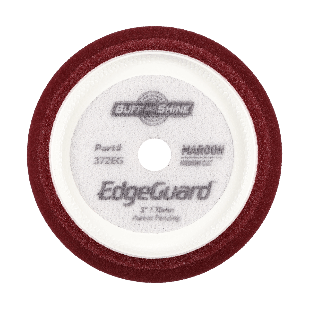 372EG - 3" Maroon EdgeGuard™ Foam Pad - Medium Cut
