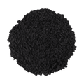 392MFP-BK - 3" URO Fiber® Microfiber Pad (Black Fibers) White Foam Interface - Finishing