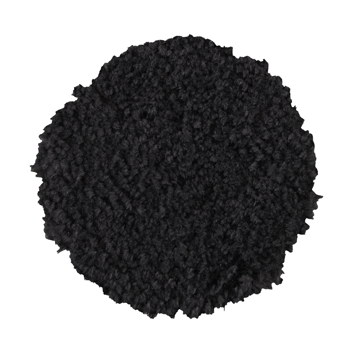 392MFP-BK - 3" URO Fiber® Microfiber Pad (Black Fibers) White Foam Interface - Finishing
