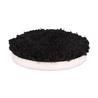 392MFP-BK - 3" URO Fiber® Microfiber Pad (Black Fibers) White Foam Interface - Finishing