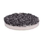 392MFP - 3" URO Fiber® Microfiber Pad (Black/White Fibers) White Foam Interface - Cutting