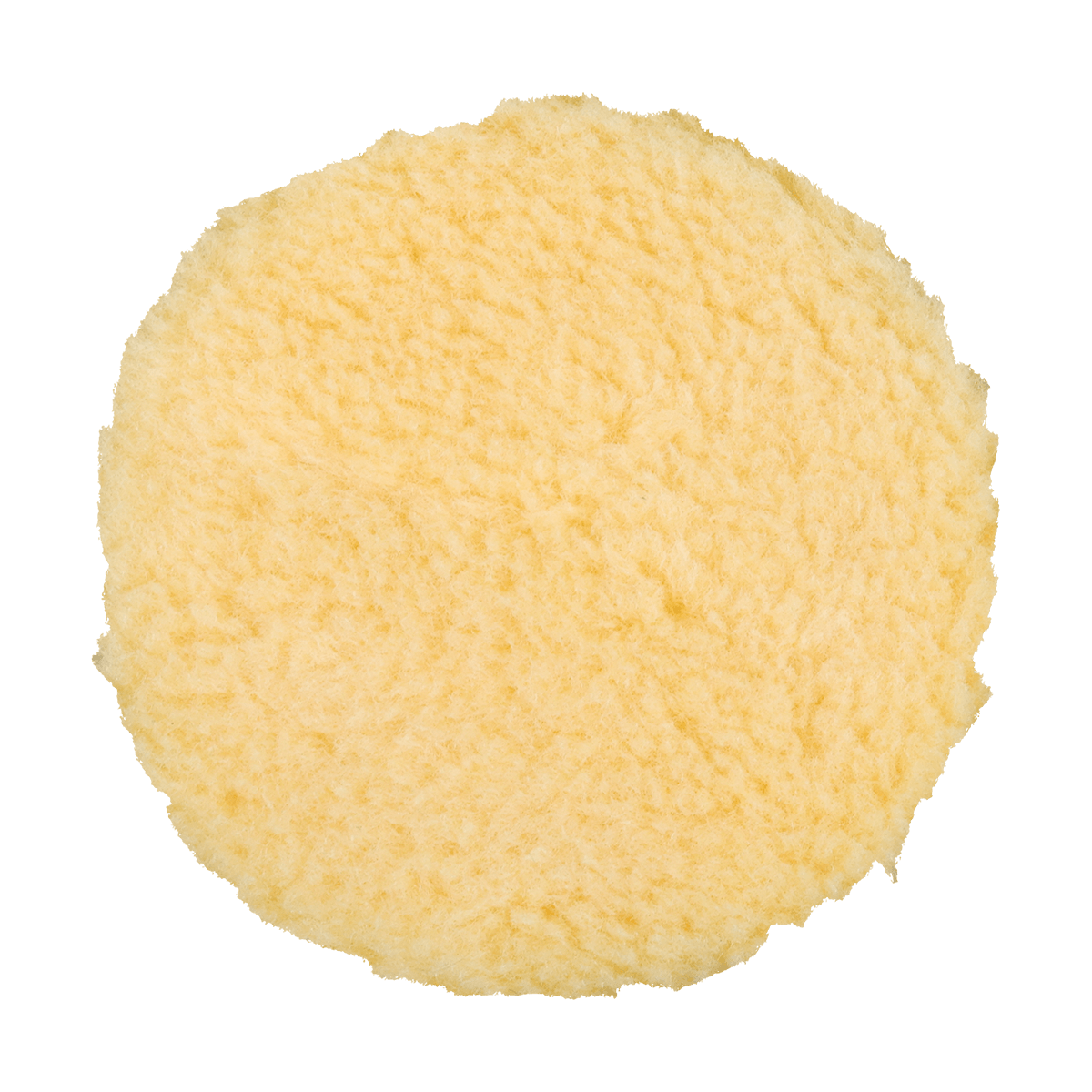 3KFWY - 3" Yellow Knitted Wool (Edge Bevel) URO Wool® Pad - Polishing