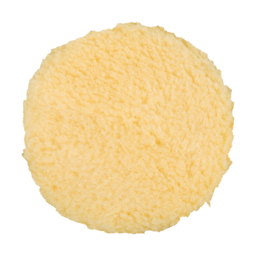 3KFWY - 3" Yellow Knitted Wool (Edge Bevel) URO Wool® Pad - Polishing