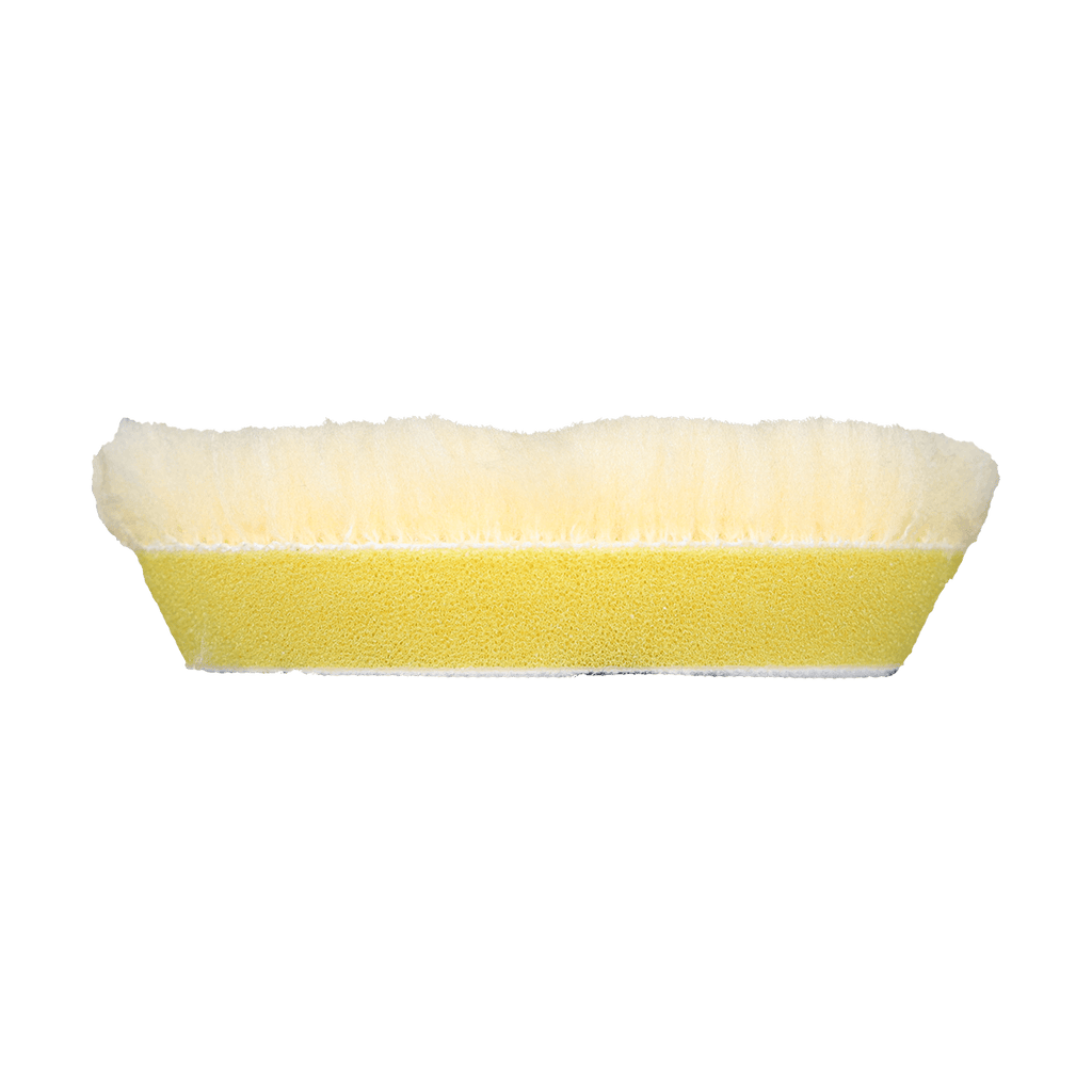 3KFWY - 3" Yellow Knitted Wool (Edge Bevel) URO Wool® Pad - Polishing