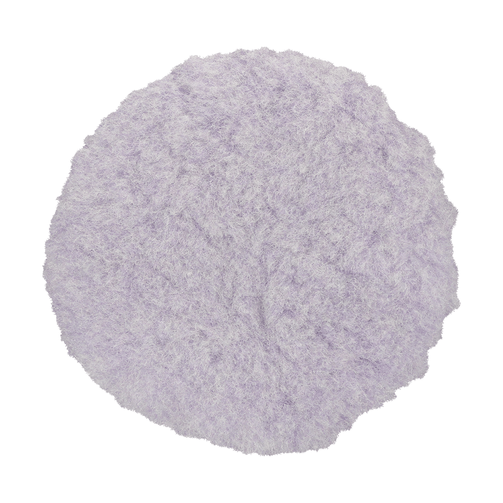 3KWP - 3" Purple 100% Knitted Wool Blend URO Wool® Pad - Cutting