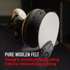 Wool Glass Polishing Pad – 3in, 5in, 6in (2 Pack)