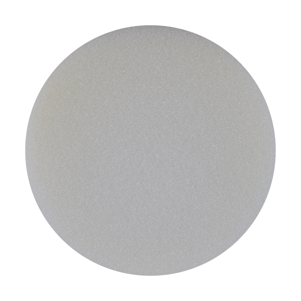 429G - 4" White Soft Standard Foam Pad - Final Finishing