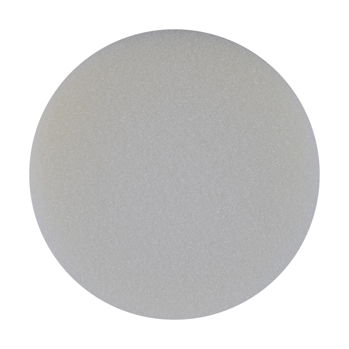 429G - 4" White Soft Standard Foam Pad - Final Finishing